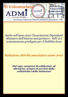 Relazione attività ADMI 2021